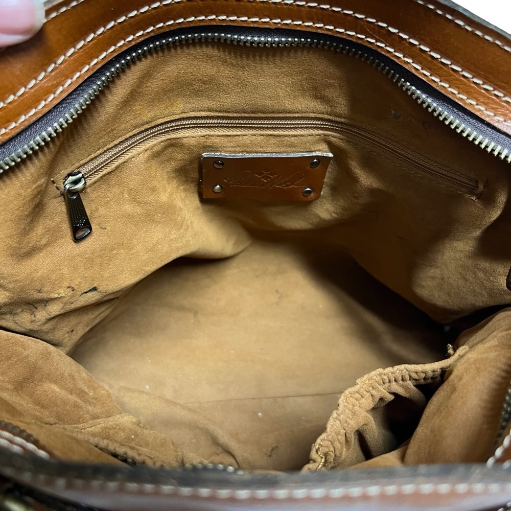 Patricia Nash Poppy Smooth Leather Shoulder Bag - Picture 8 of 10